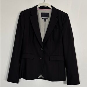 Banana Republic Classic Black Wool Blazer